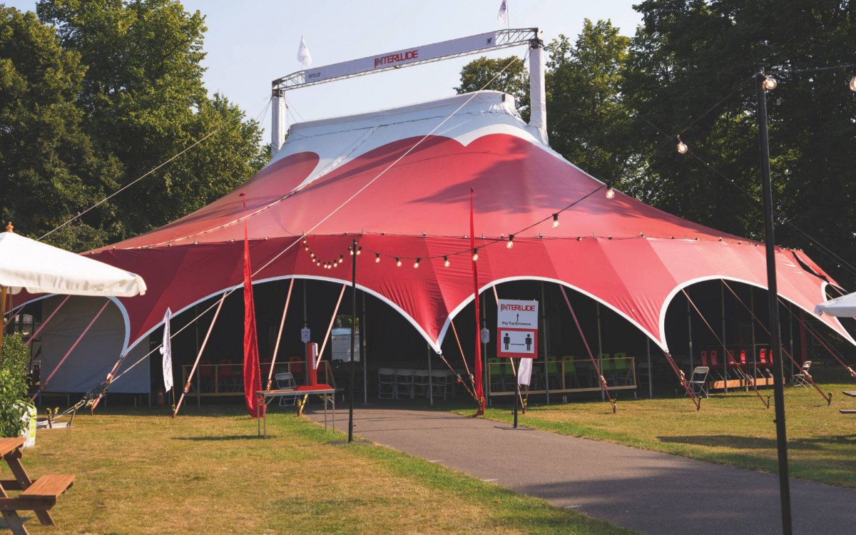 Interlude's big top tent