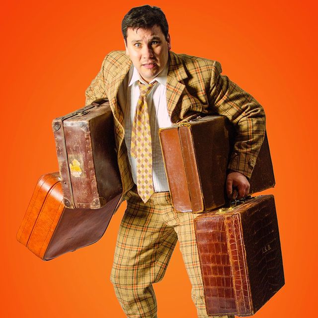 Joseph Betts as Francis Henshall in One Man, Two Guvnors