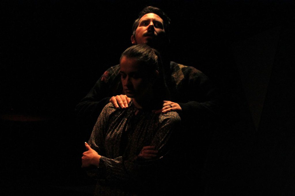 John Davis and Verity Roat in Betrayal - Photo: Andrew Evans