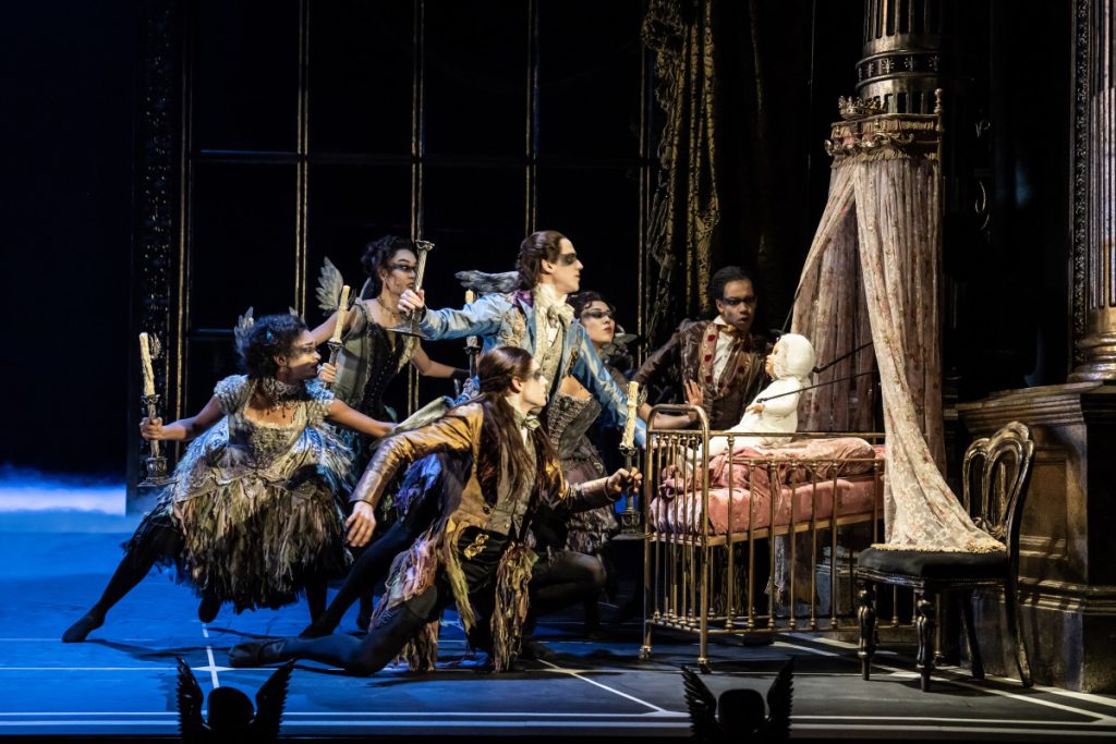 Matthew Bourne's Sleeping Beauty - Kayla Collymore, Shoko Ito, Christopher Thomas, Dominic North, Kurumi Kamayachi and Enrique Ngbokota - Photo: Johan Persson