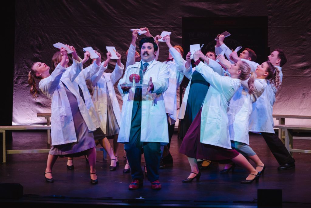 The cast of Young Frankenstein - Photo: Leo Jerome White