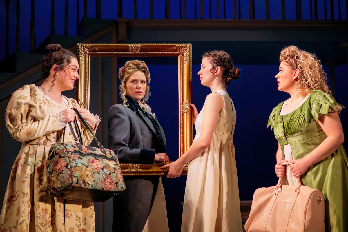 Leah Jamieson, Dannie Harris, Lucy Gray and Emmy Stonelake in Pride and Prejudice* (*sort of) - Photo: Mihaela Bodlovic