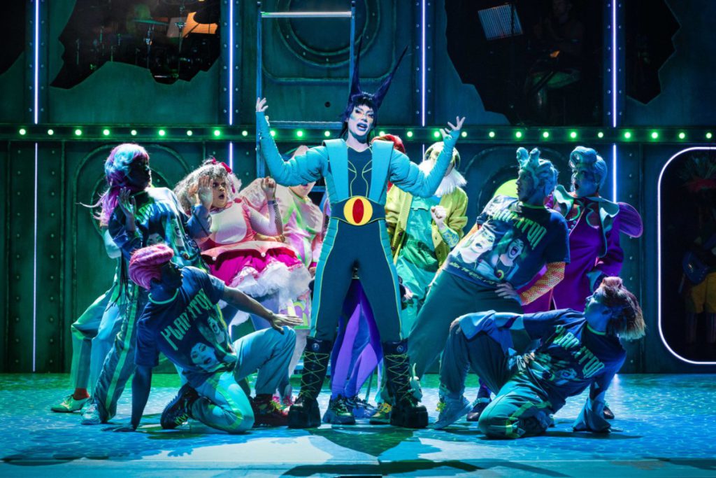 Divina de Campo as Plankton in The Spongebob Musical - Photo: Mark Senior