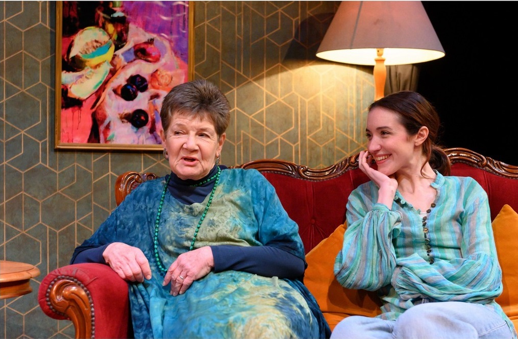 Hollie Harrington and Mel Sessions in Amy's View at Sewell Barn Theatre - Photo: Barry Parsons