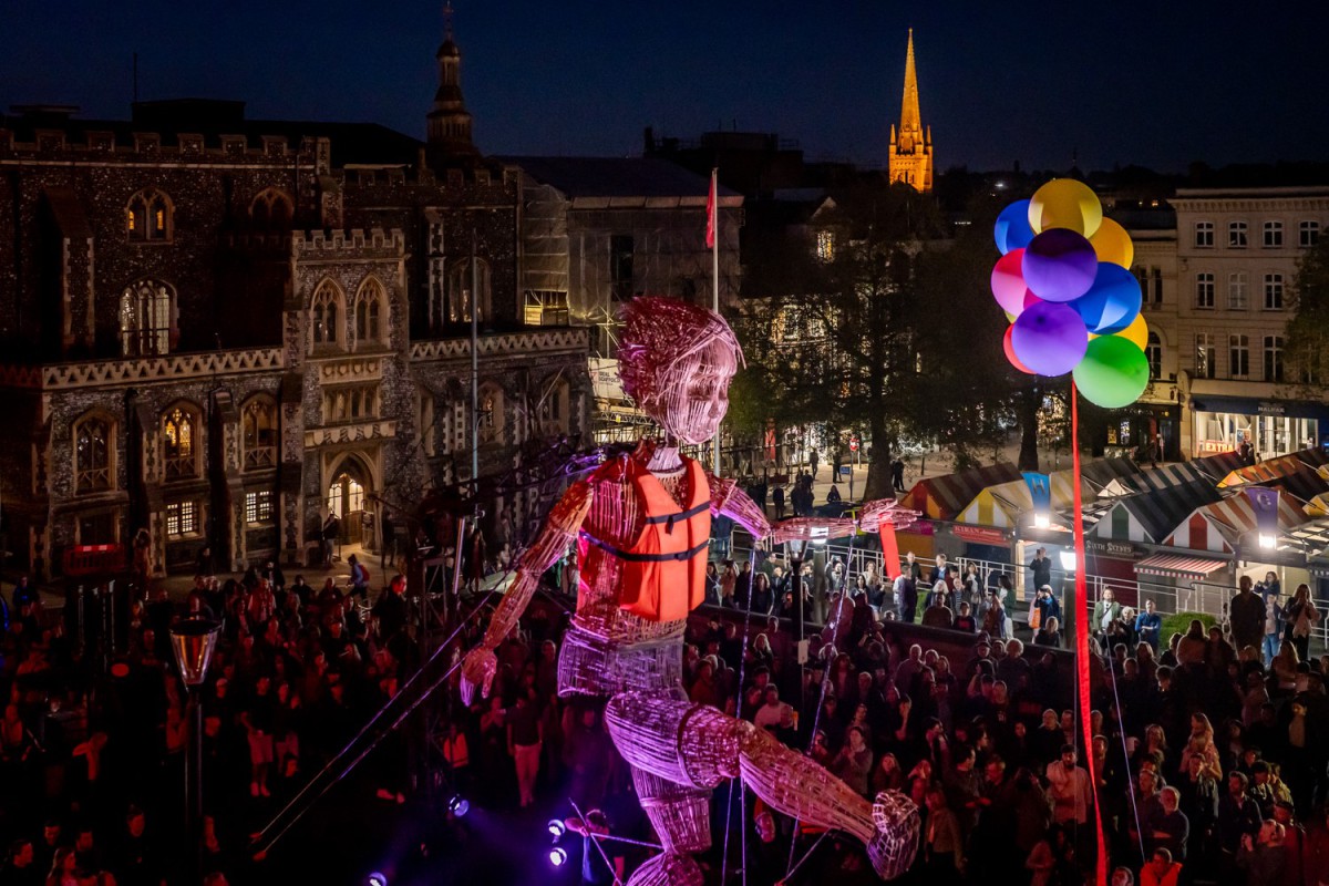Mo and the Red Ribbon at Norfolk and Norwich Festival 2024 - Photo: Mary Doggett / NNF