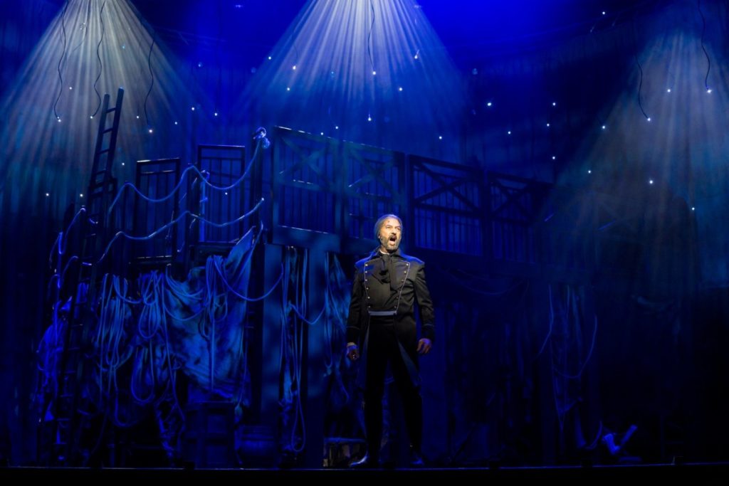 John Derekson as Javert in Les Misérables - Photo: Richard Jarmy