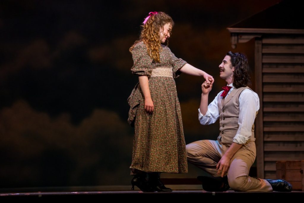 Jessica Bridges and Lucas Fox in Carousel by NNOS at Norwich Theatre Royal - Photo: Richard Jarmy