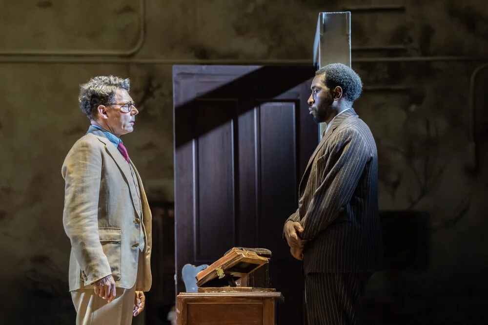 Richard Coyle and Aaron Shasanya in To Kill A Mockingbird. Photo by Johan Persson.