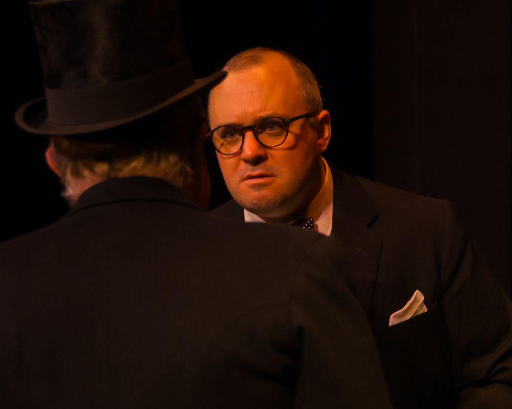 Monty Jordan as Winston Churchll - Photo; Sean Owen / Reflective Arts