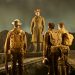 Actors dressed as soldiers