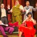 Over-reacting actors in a publicity shot for The Play That Went Wrong